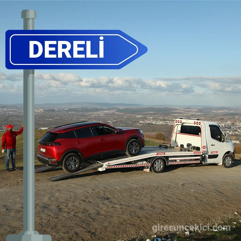 Dereli Çekici – Giresun’un Dağlık Bölgelerinde Güvenilir Hizmet