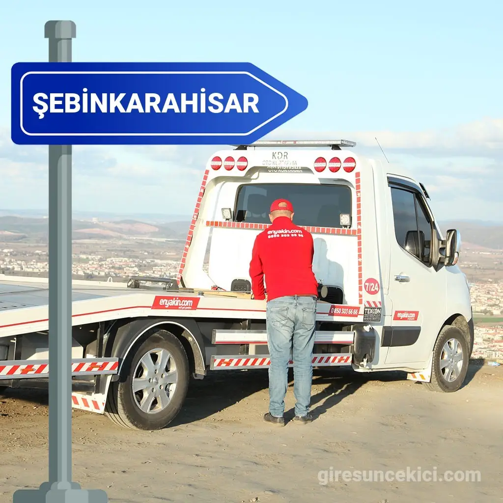 Şebinkarahisar Çekici – Giresun’un İç Kesimlerinde Profesyonel Oto Kurtarma